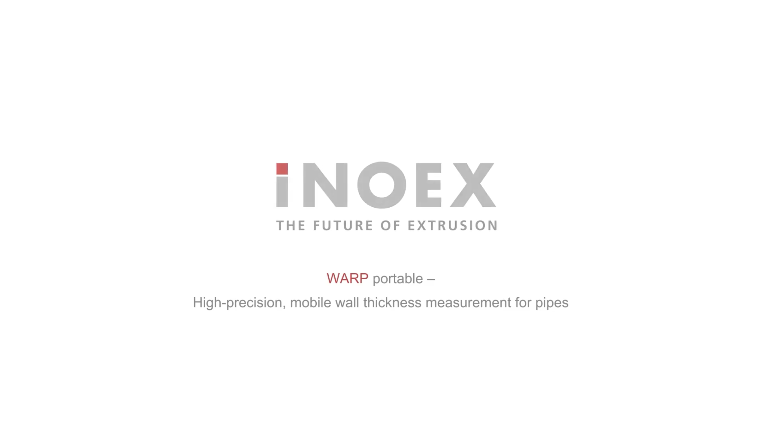 WARP Portable Werbebanner der iNOEX
